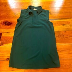 Dark Green Shift Dress